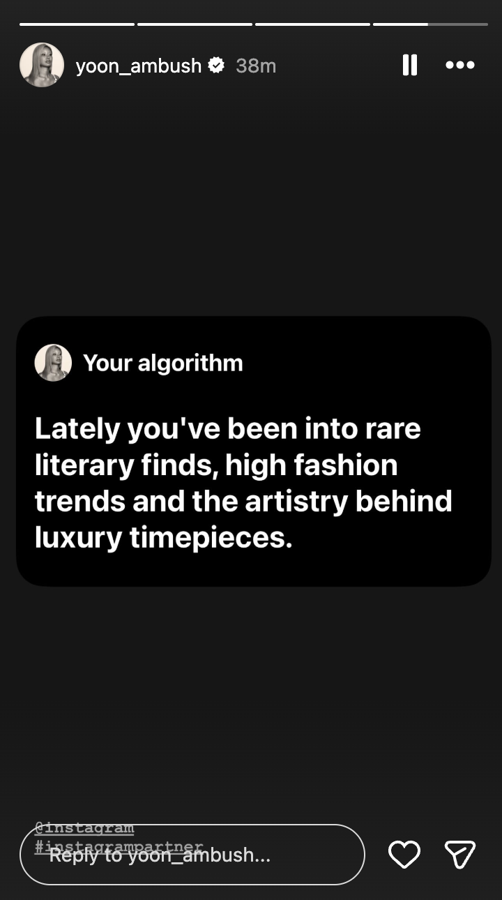 Yoon Ambush algorithm - fashion and luxury