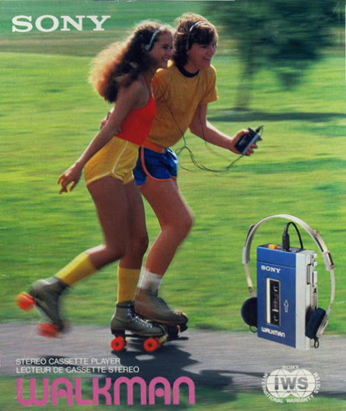 Sony Walkman two headphone jacks