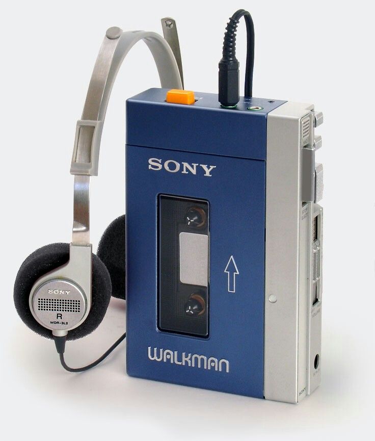 Sony Walkman orange pause button